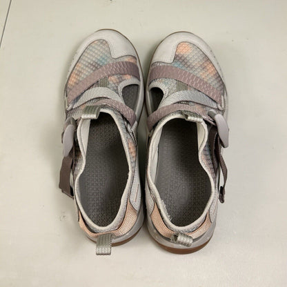 Chaco Odyssey All Terrain Sandals Women 9-9.5 Gray Purple Hiking Outdoor Comfort