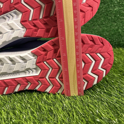 Saucony Dash Kids 5Y Purple Blue Shoes Sneakers Athletic Leather Comfort NEW