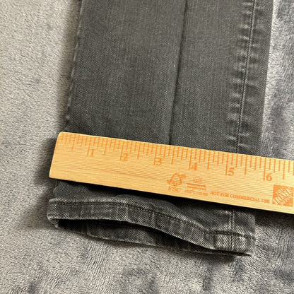 American Eagle Jeans Mens 32x32" Black Straight Denim Pants Distressed Ripped