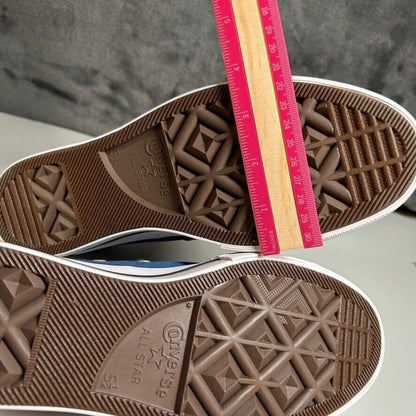 Converse All Star Lift Ox Low Top Platform Sneakers Blue Canvas Shoes Womens 7.5