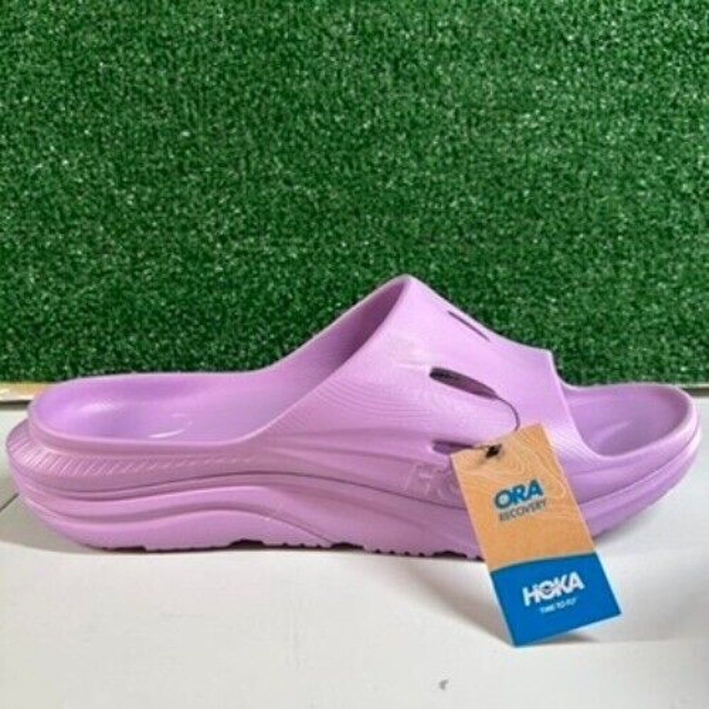 Hoka Ora Recovery Slides 3 Sandals Comfort Slip On Lavender Mens 13 New