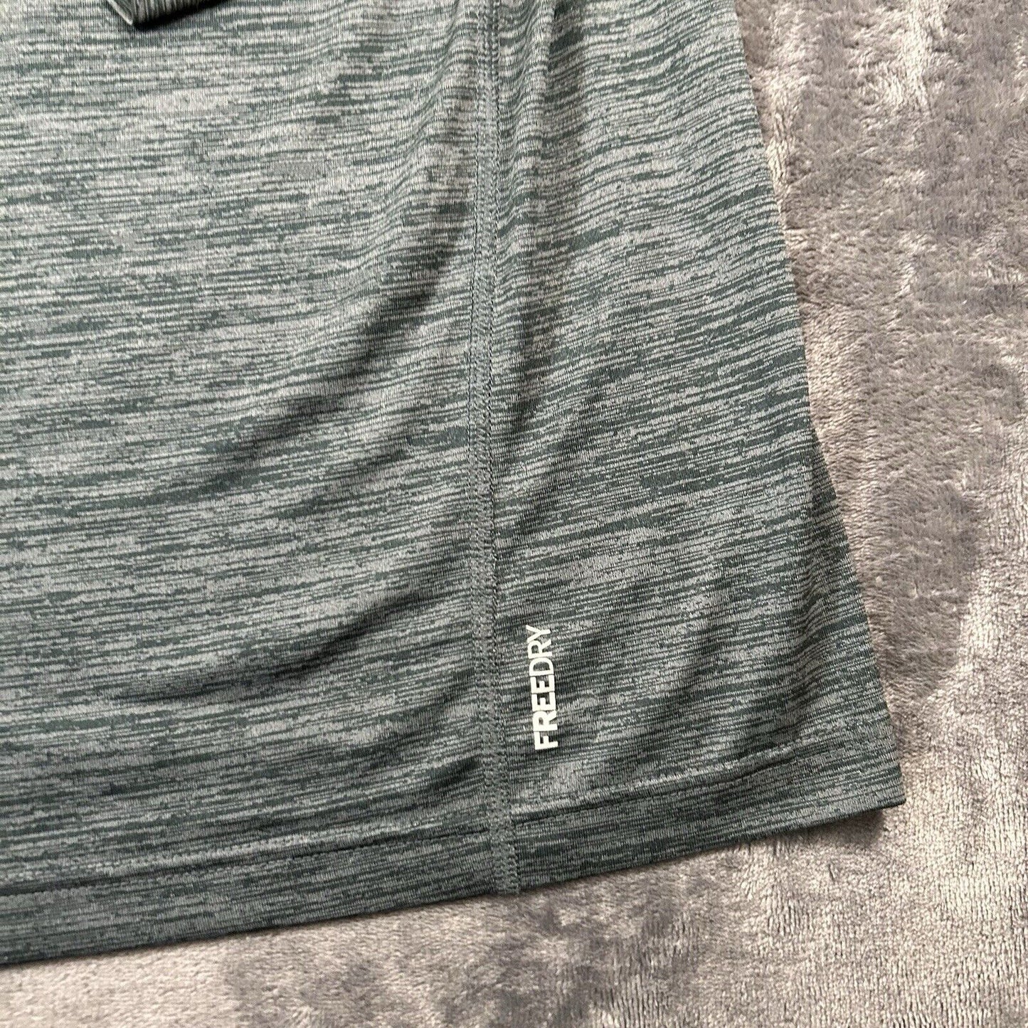 Eddie Bauer Freedry Shirt Mens Small Green Long Sleeve Athletic Running Casual