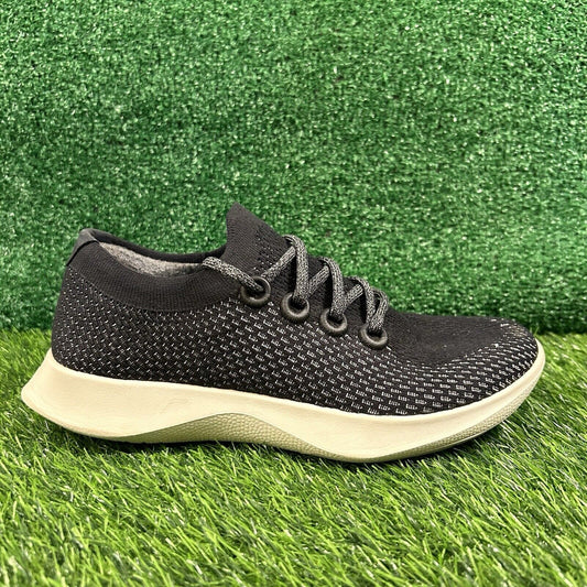 Allbirds Tree Dashers Women 10.5 Black Beige Shoes Sneaker Athletic Running