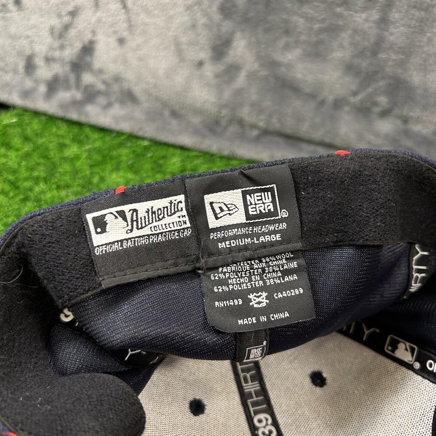 Minnesota Twins Hat Cap Mens Medium Large Navy Red New Era Batting Practice MLB