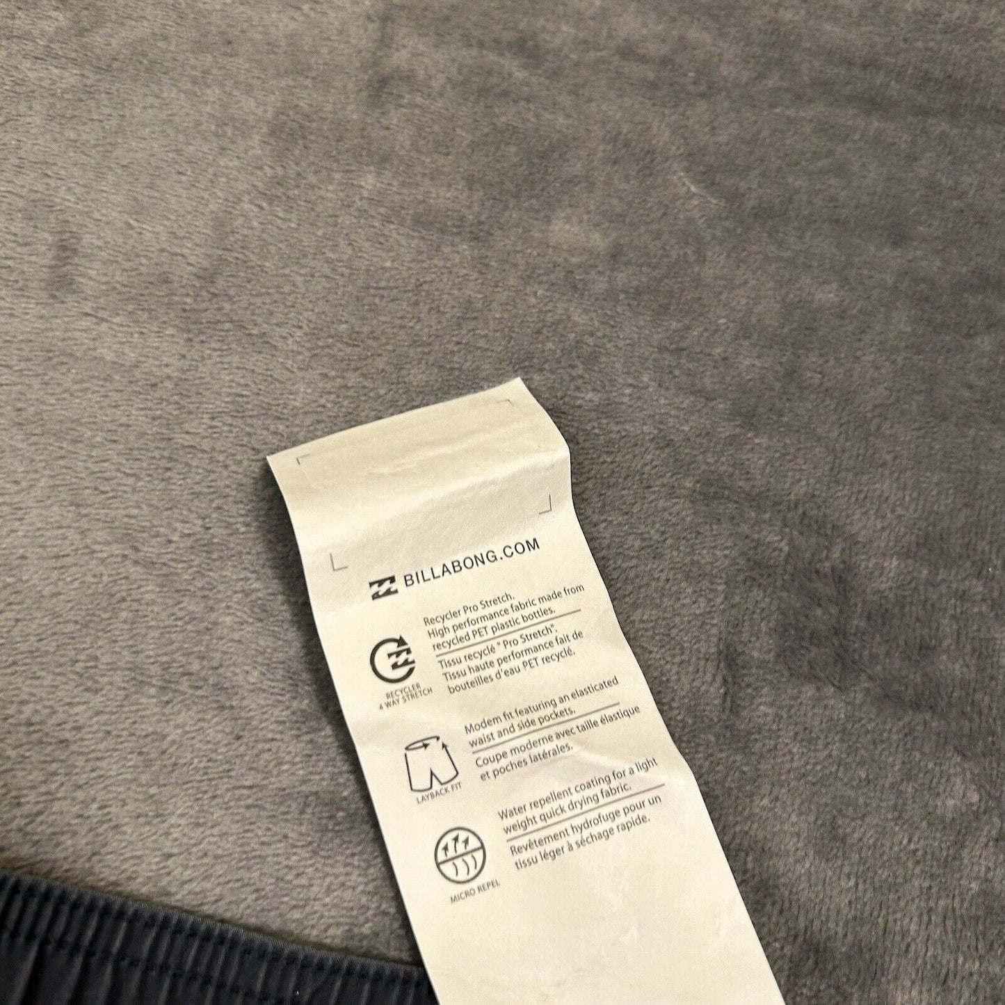 Billabong Board Shorts Men XXL 2XL 38" Blue Black Striped Drawstring Boardie NEW