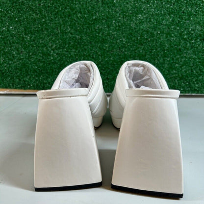 Circus by Sam Edelman Marlie Platform Sandals Block Heel White Womens 7.5 M