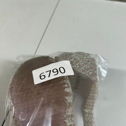 Mini Melissa Campana Ballet Flats Glitter Sparkle Shoes Clear Kids Size 2Y