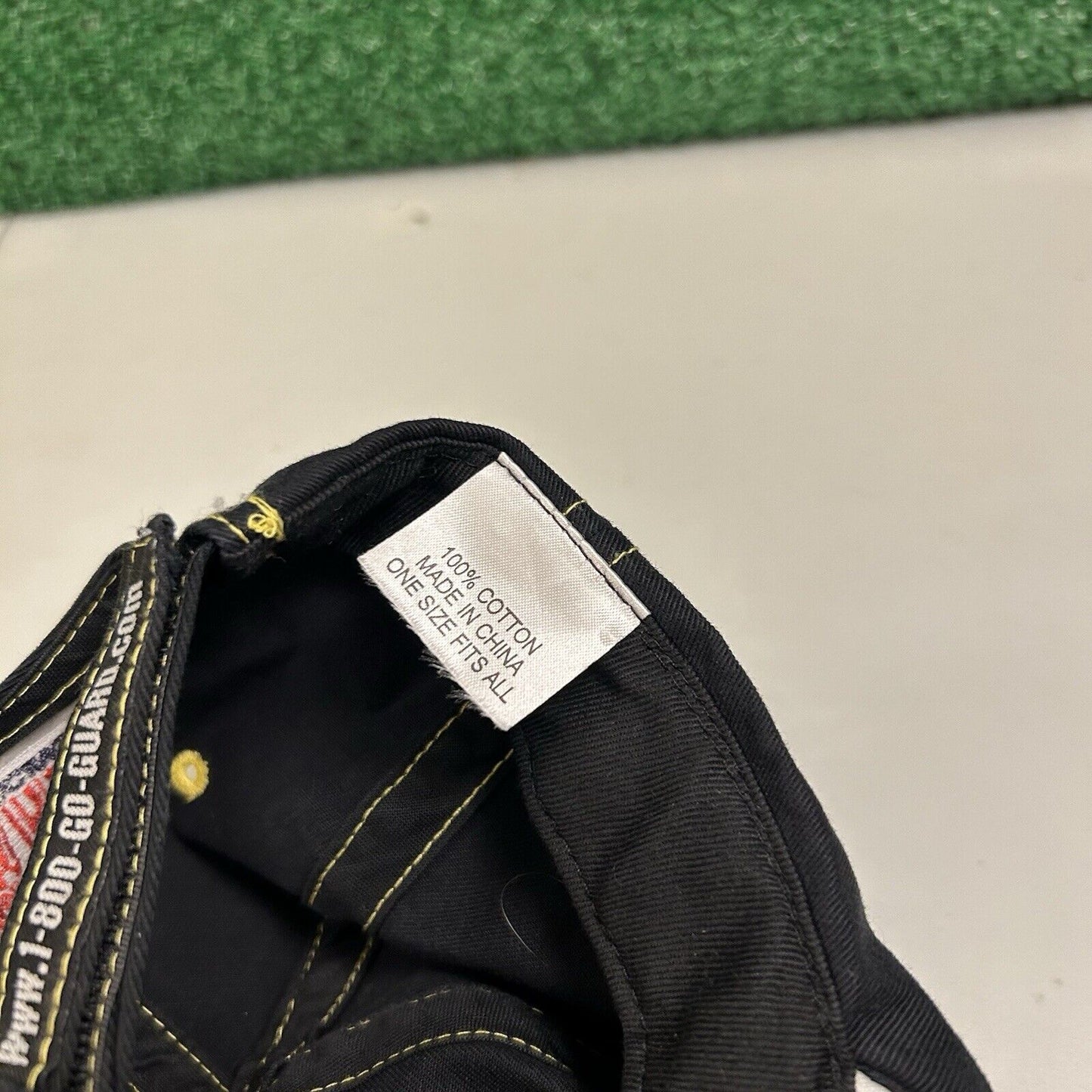 Nascar Post it Baseball Hat Cap Mens Strapback Black Canvas Greg Biffle #16