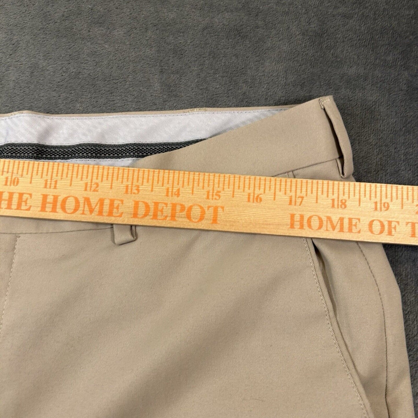 PGA Tour Dress Pants Mens 36x32" Brown Slacks Golf Work Stretch Athletic Pockets