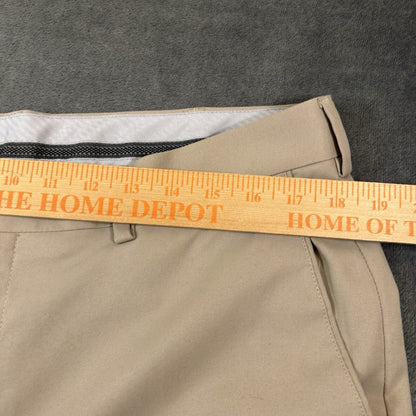 PGA Tour Dress Pants Mens 36x32" Brown Slacks Golf Work Stretch Athletic Pockets