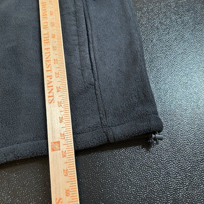 New Balance Fleece Jacket Mens Small Black Full Zip Comfort Outdoor Pockets NEW