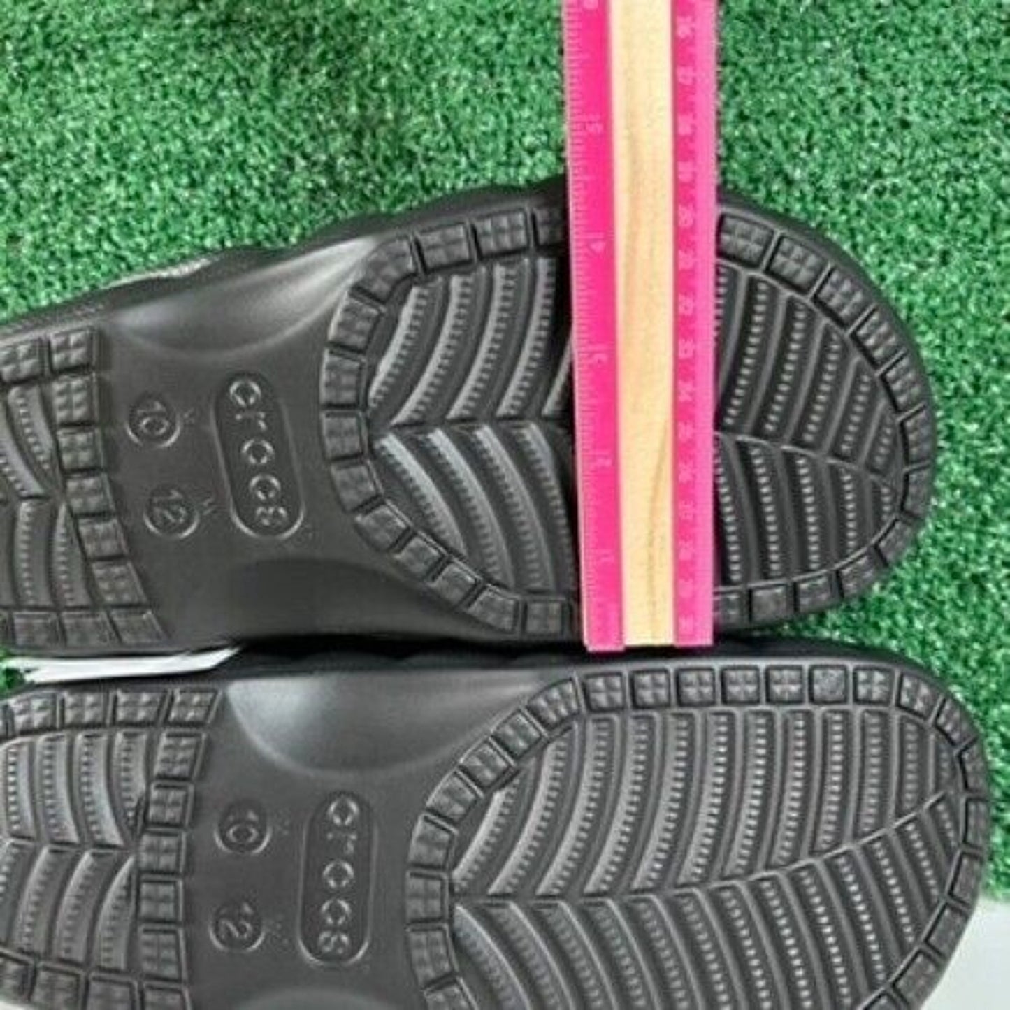 Crocs Classic Lined Overpuff Clogs Comfort Slip On Casual Black Mens 10 New