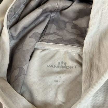 Iowa State Cyclones Hoodie Womens 3X Gray Full Zip Sweatshirt Mesh Vansport NEW