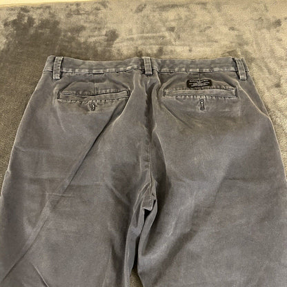 Banana Republic Emerson Chino Pants Mens 31x32" Blue Khaki Casual Work Canvas