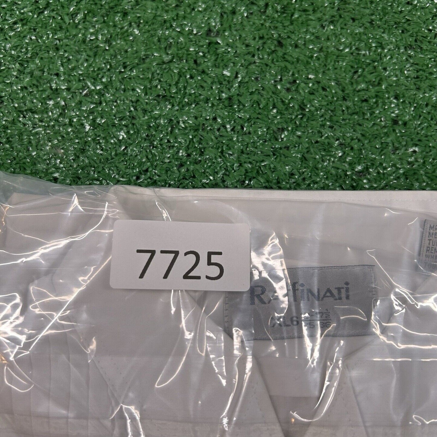 Raffinati Dress Shirt Mens Extra Large White 17-17.5 35/36 Button Up Long Sleeve