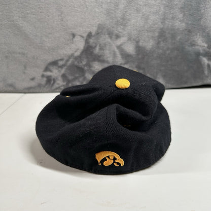Iowa Hawkeyes Hat Cap Mens 7 1/4 Black Yellow NCAA The Z Hat Zephyr Fitted