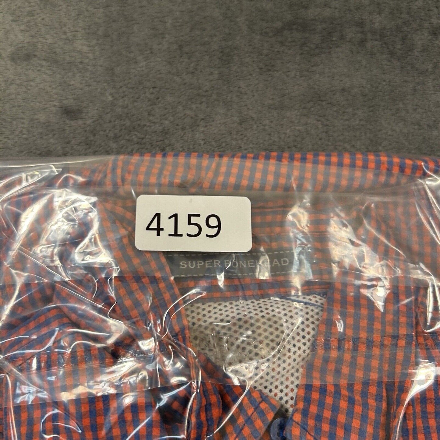 Columbia Florida Gators Shirt Mens Extra Large Orange Blue Check Super Bonehead