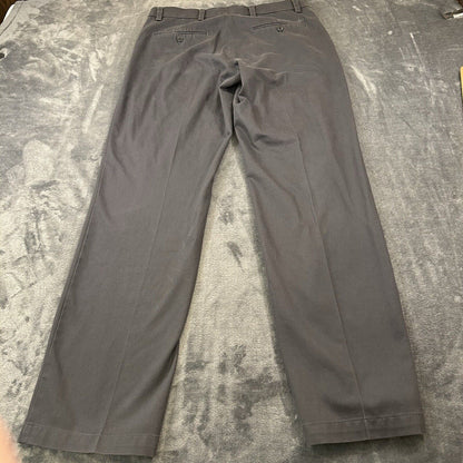Dockers Chino Pants Mens 32x32" Gray Straight Fit Canvas Casual Work Comfort