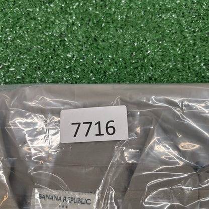 Banana Republic Shirt Mens Medium Gray/Brown Slim Fit Button Up Long Sleeve