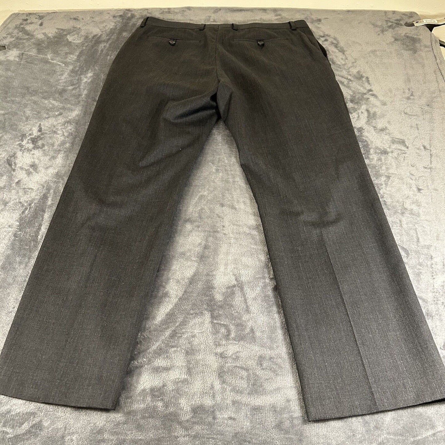 Banana Republic Dress Pants Mens 36x30 Gray Slacks Work Wool Tailored Slim Fit