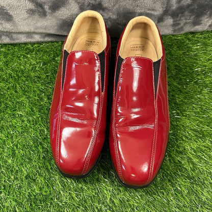 Nike Golf Verdana Last Womens 6 Red Leather Shoes Athletic Comfort Spikes Slip