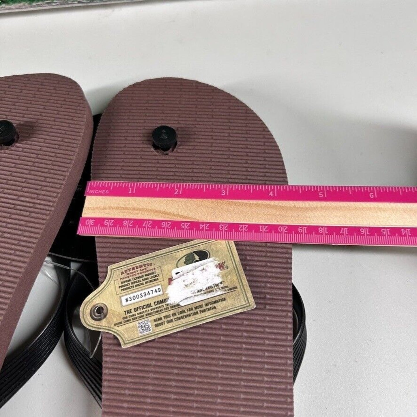 Mossy Oak Camo Flip Flops Sandals Thong Outdoor Comfort Slides Mens Large 11-12