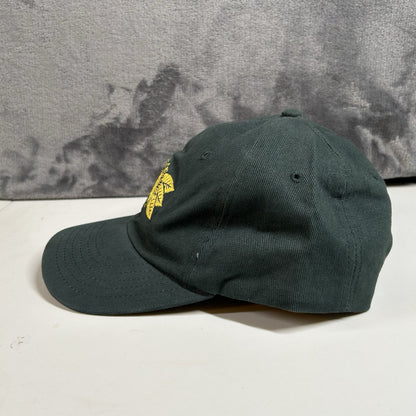 Natural Americna Spirit Hat Cap Adult Strap Back Green Yellow Flower Adjustable
