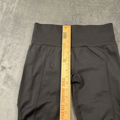 Lululemon Pants Womens 27x17" Black Athletic Running Capri Elastic Waist Casual