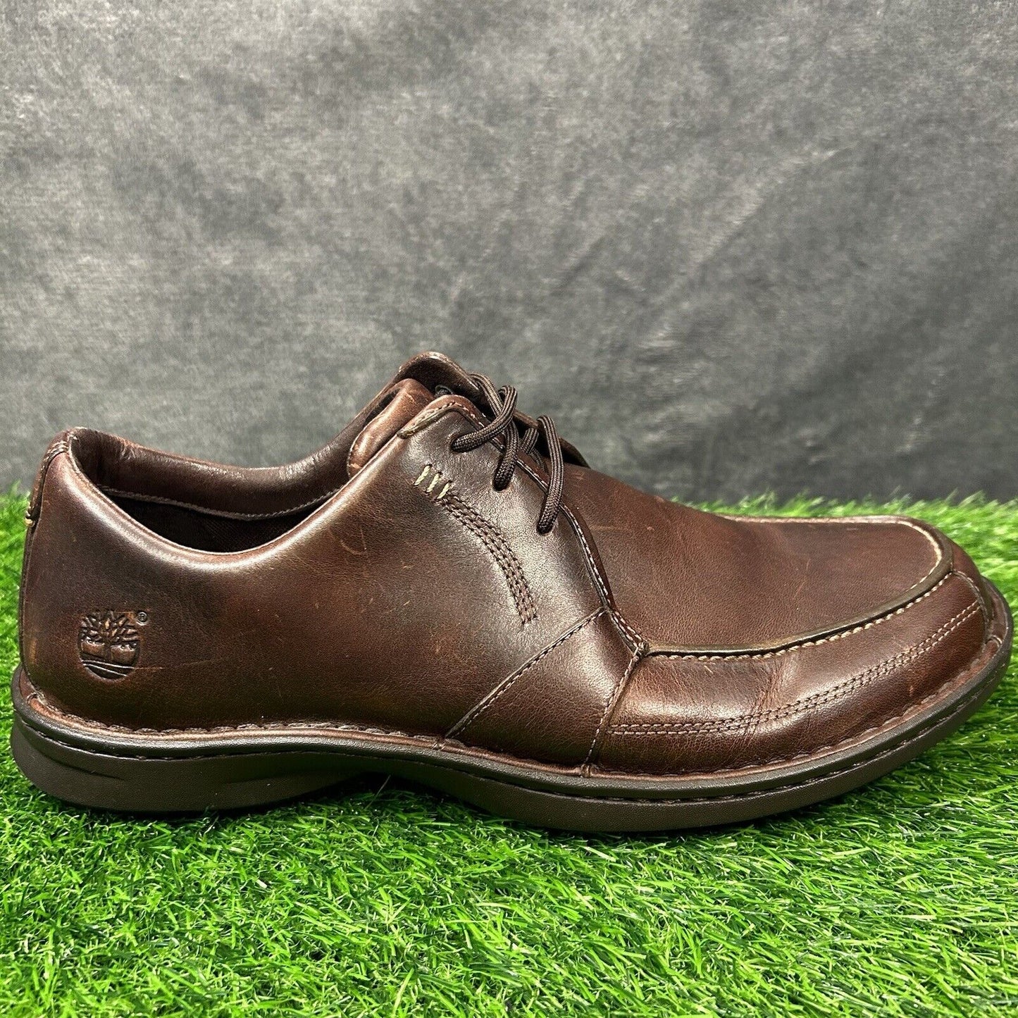 Timberland Smart Oxfords Mens 11 M Brown Dress Shoes LEather Lace Up Casual Work