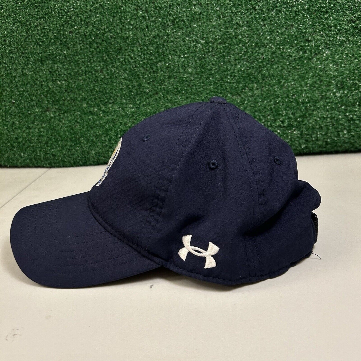 Ryder Cup Golf Hat Cap Mens Strapback Navy Under Armour 2016 USA Flag Adjustable