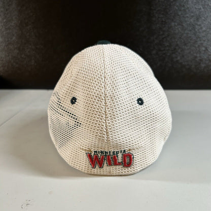 Minnesota Wild Hat Cap Mens Small Green Beige Zephyr Z-fit Hockey Lodge NHL New