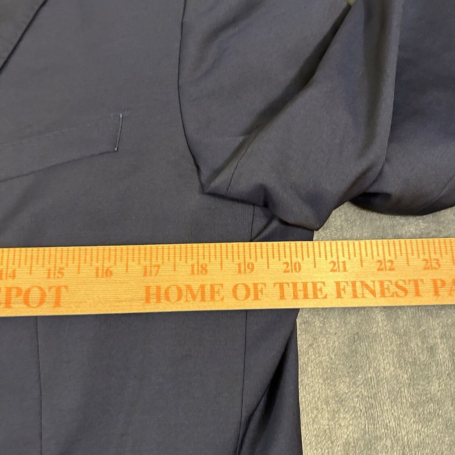 Hugo Boss Blazer Mens 42L Blue Wool Super 110 Sport Coat Suit Jacket Made Italy