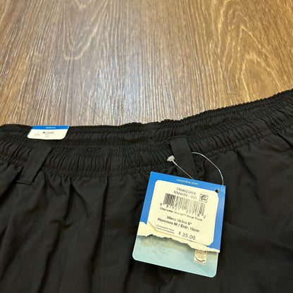 Columbia PFG Shorts Mens Medium 32" Black Relaxed Fit Outdoor Fishing Nylon New