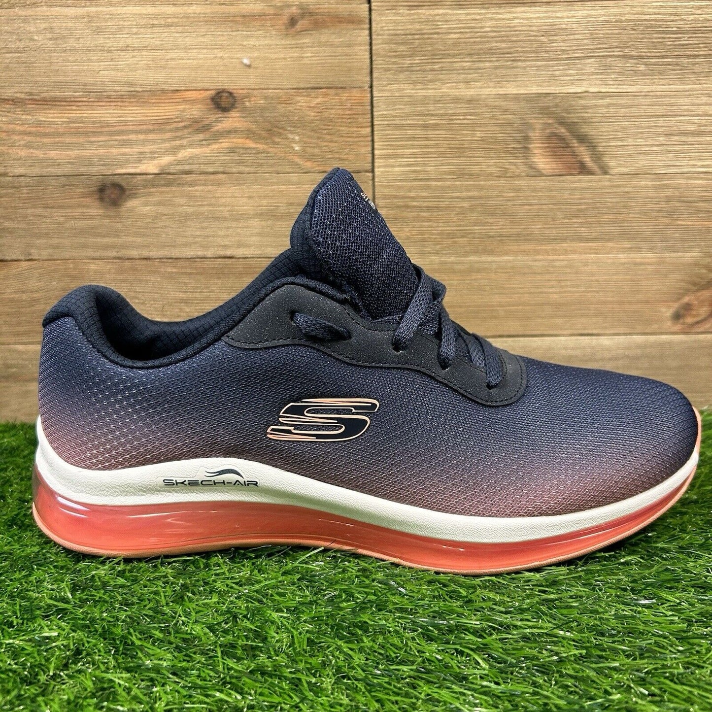 Skechers Air Element 2.0 Womens 10 Blue Coral Shoes Sneaker Athletic Running