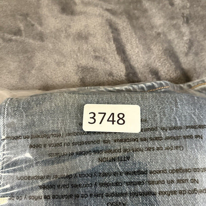 Levis 501 Jeans Mens 36x34" Blue Button Fly Straight Leg Denim Pants Casual Work