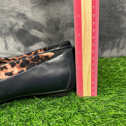 Clarks Bendables Flats Womens 7 W Blue Leather Shoes Slip On Casual Comfort