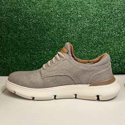 Skechers Garza Romano Mens 8 Light Brown Shoes Sneaker Athletic Comfort NEW