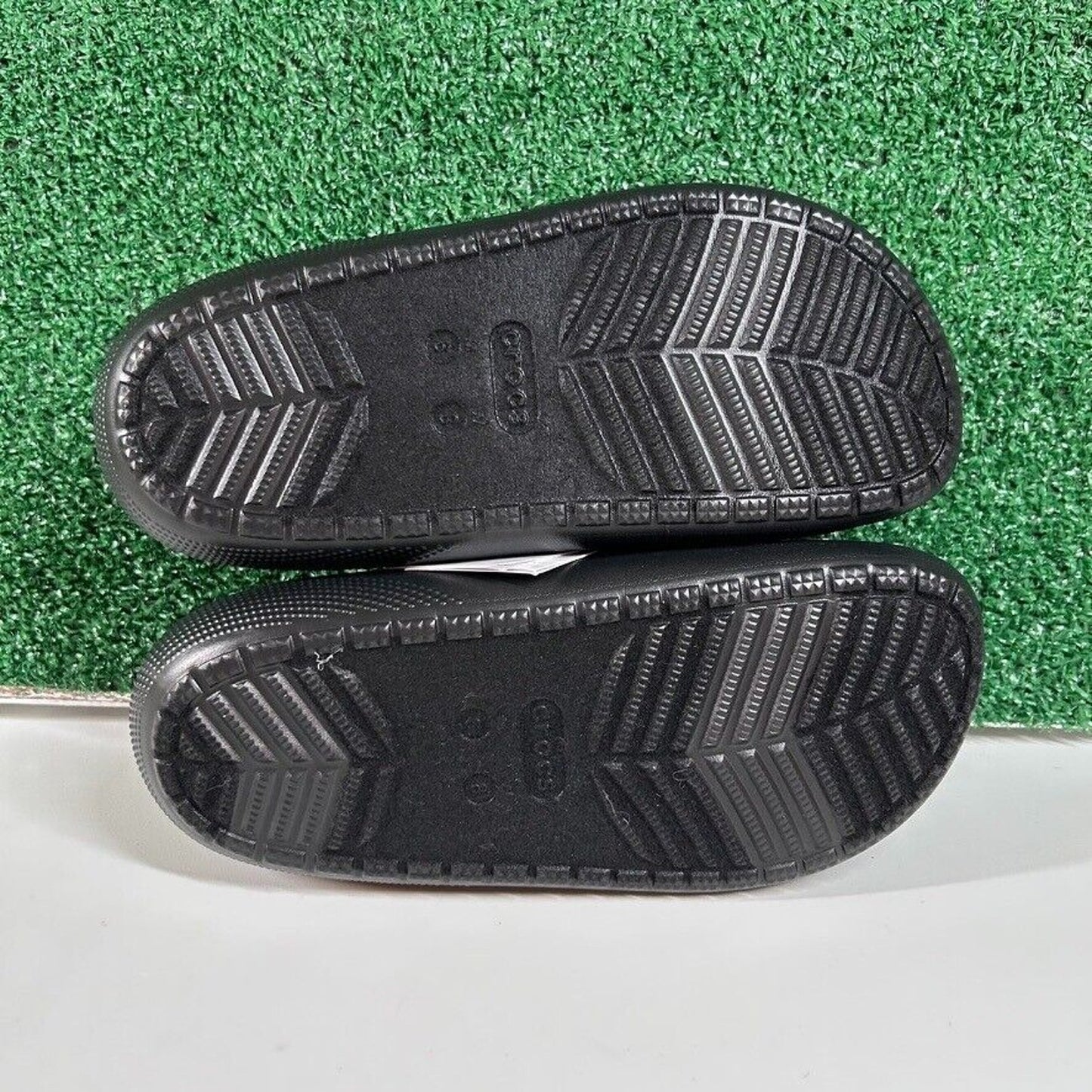 Crocs Classic Puff Mocs Black Slip On Casual Comfort Shoes Lined Womens 8 New