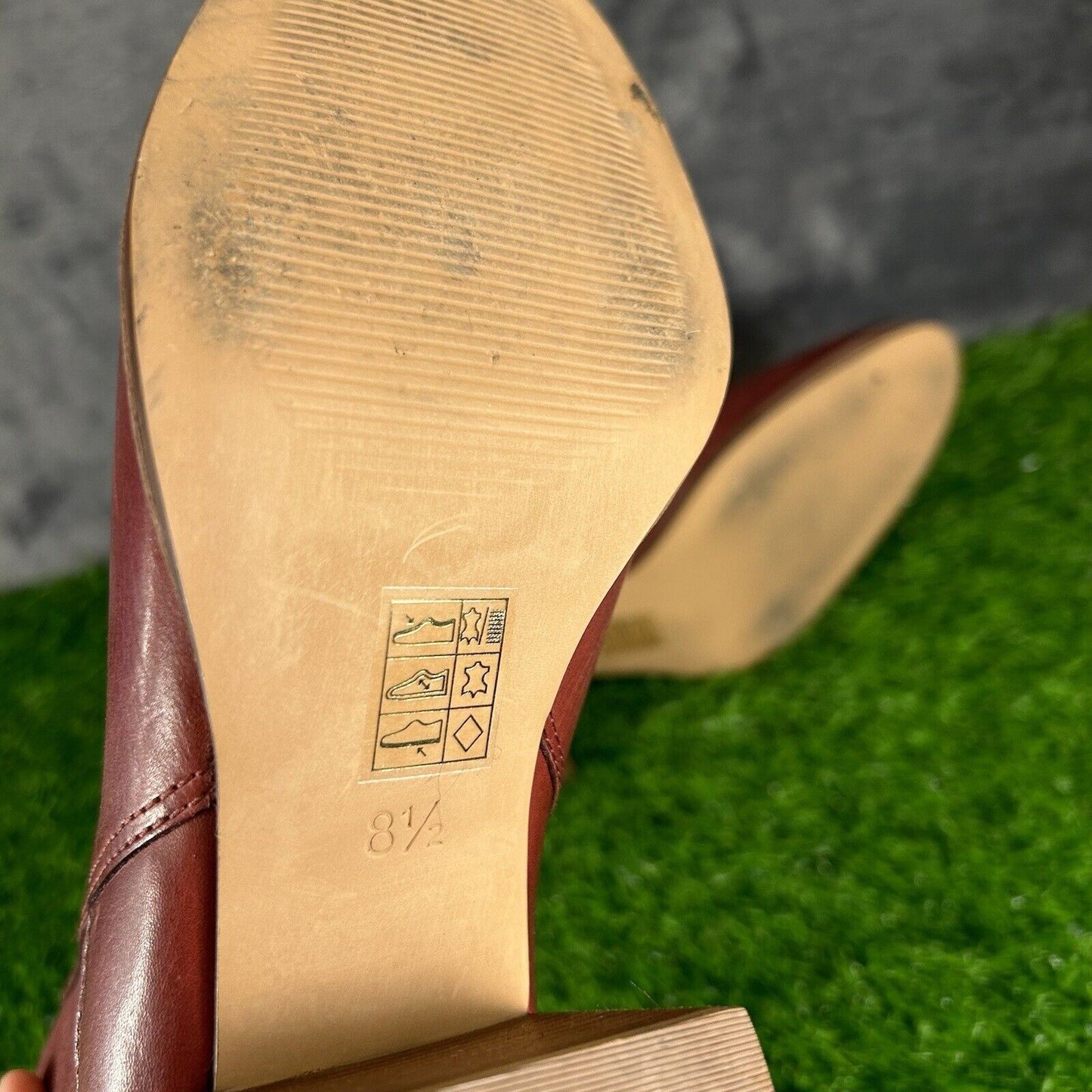 Madewell Reagan Chelsea Boots Womens 8.5 M Red Leather Ankle Booties Casual