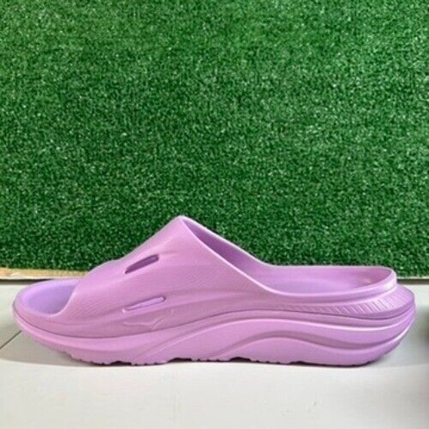 Hoka Ora Recovery Slides 3 Sandals Comfort Slip On Lavender Mens 13 New