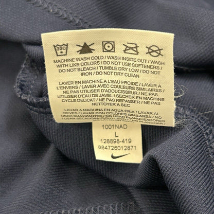 Nike Golf Polo Shirt Mens Large Navy Short Sleeve Dri-Fit Work Staples Center