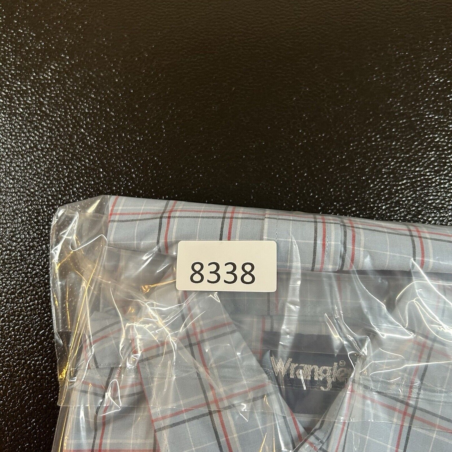 Wrangler Pearl Snap Shirt Mens Small Blue Red Plaid Cowboy Long Sleeve New