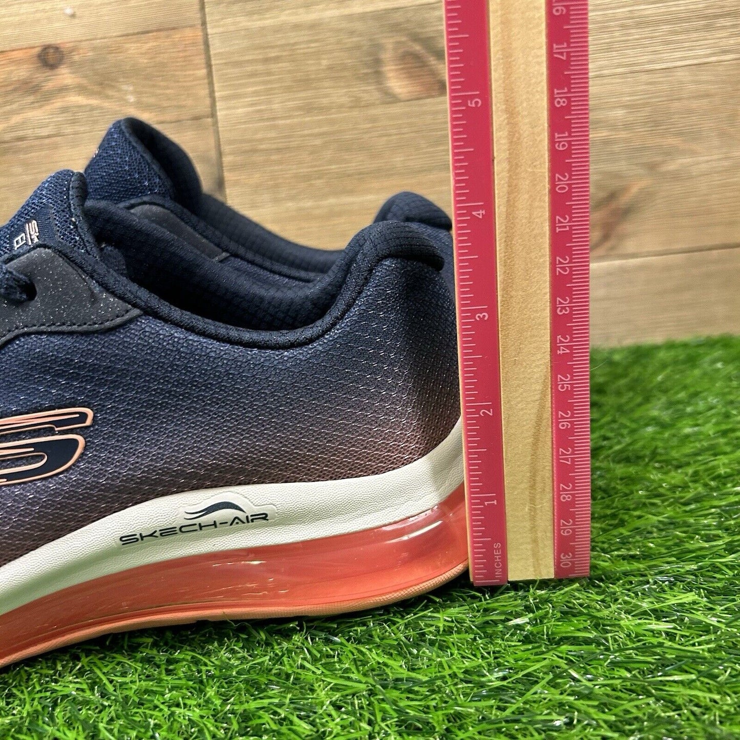 Skechers Air Element 2.0 Womens 10 Blue Coral Shoes Sneaker Athletic Running