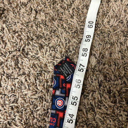 Chicago Cubs Tie Mens Necktie Blue Red Baseball MLB Silk 57" Work