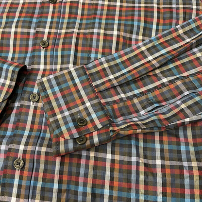 Bobby Jones Shirt Mens Large Multicolor Plaid Button Up Long Sleeve Casual