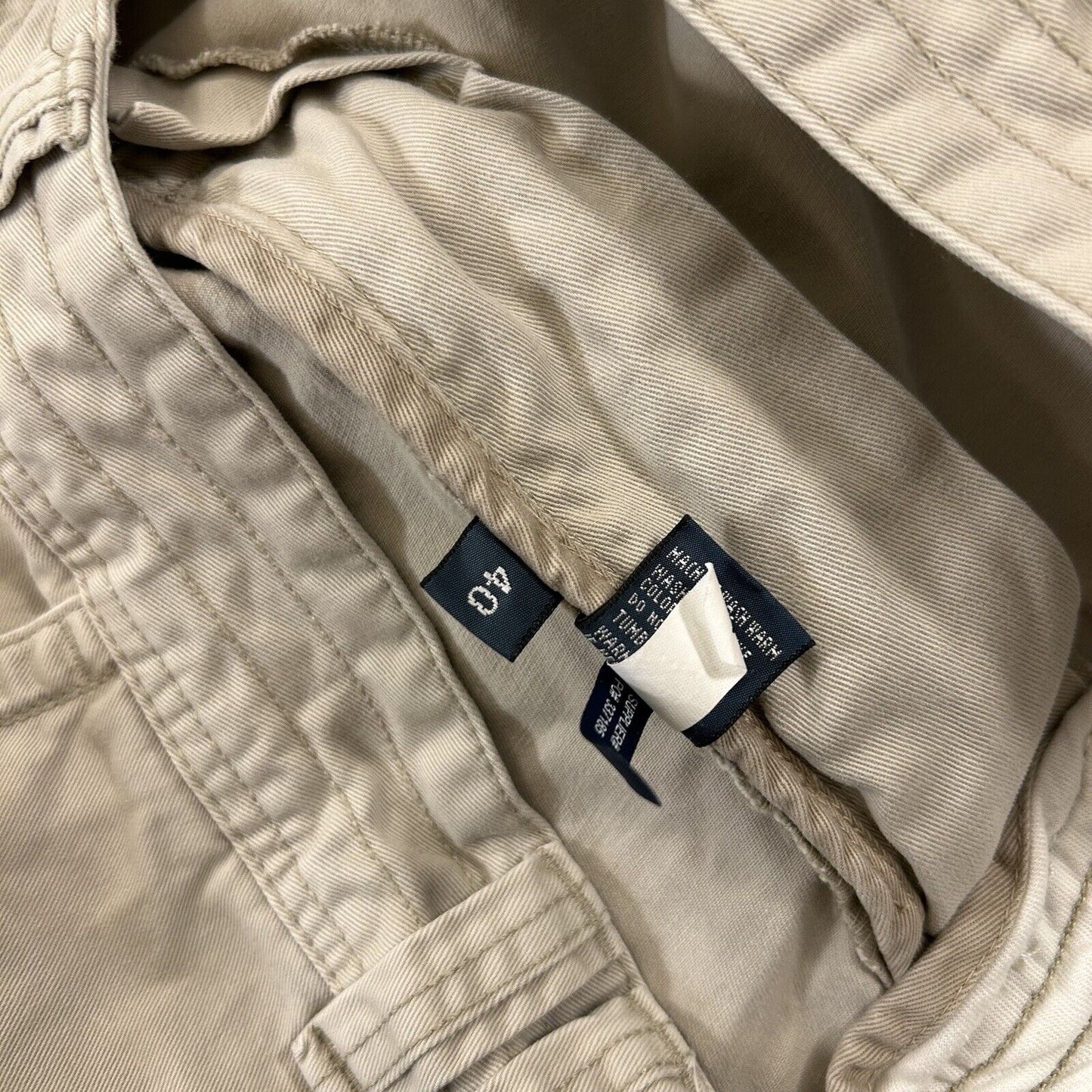 Polo Ralph Lauren Shorts Mens 40” Light Brown Cargo Casual Outdoor Hiking Pocket