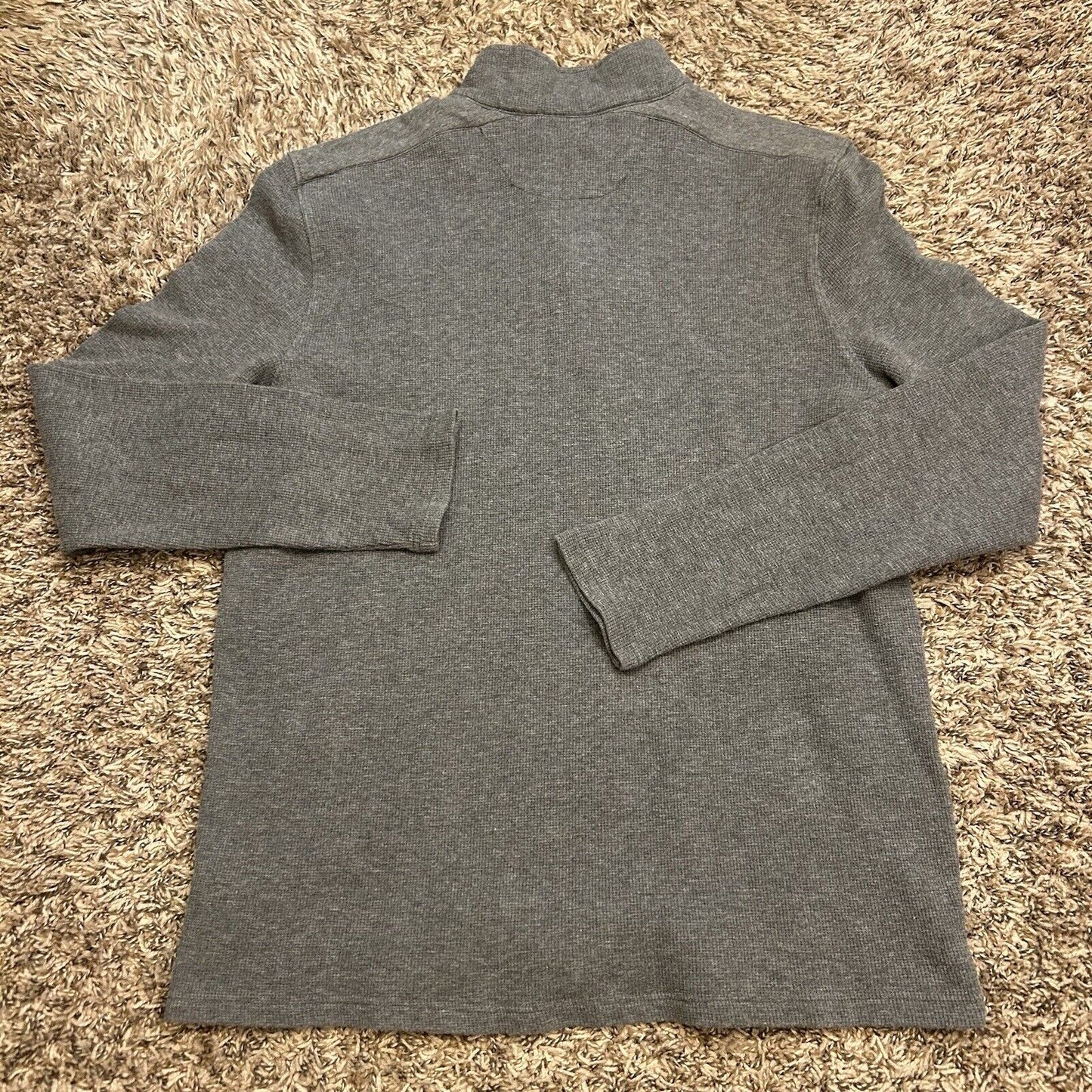 Michael Kors Sweater Mens Extra Large Gray Pullover Quarter Zip Sweatshirt