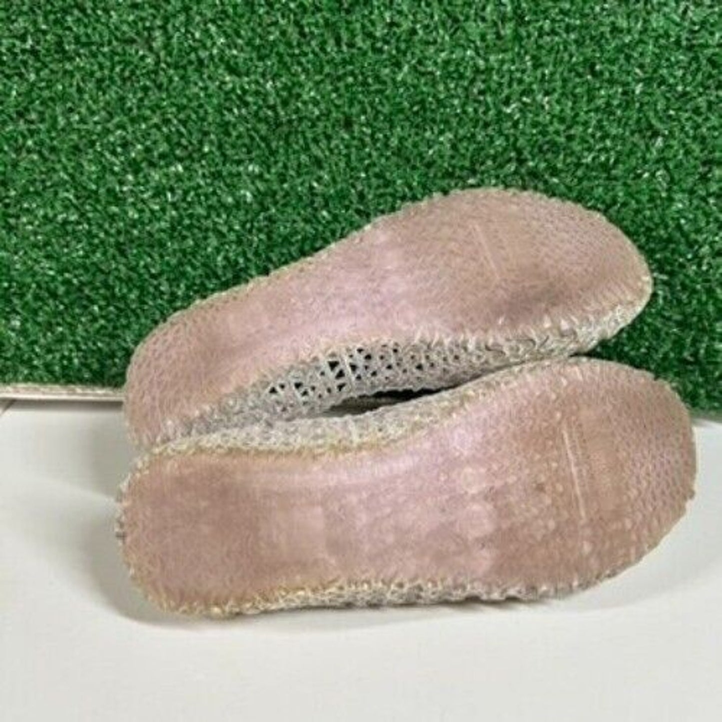 Mini Melissa Campana Ballet Flats Glitter Sparkle Shoes Clear Kids Size 2Y