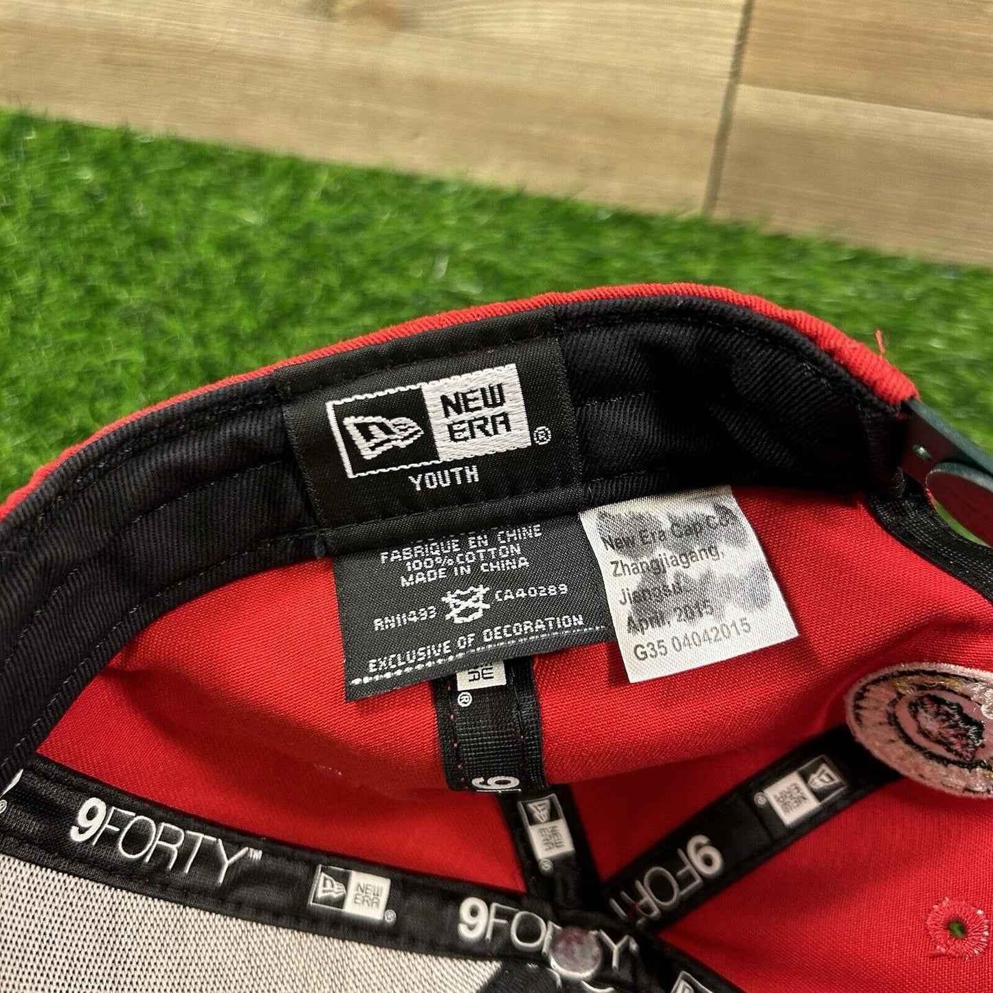 Minnesota Wild Hat Baseball Cap Youth Red Green Snapback New Era NHL Hockey