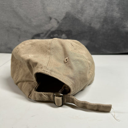 Vintage Reagan Library Air Force One Hat Cap Mens Tan Strap Back Adjustable